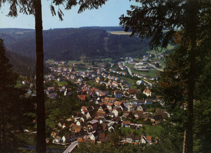 Blick auf Dettingen, um 1980