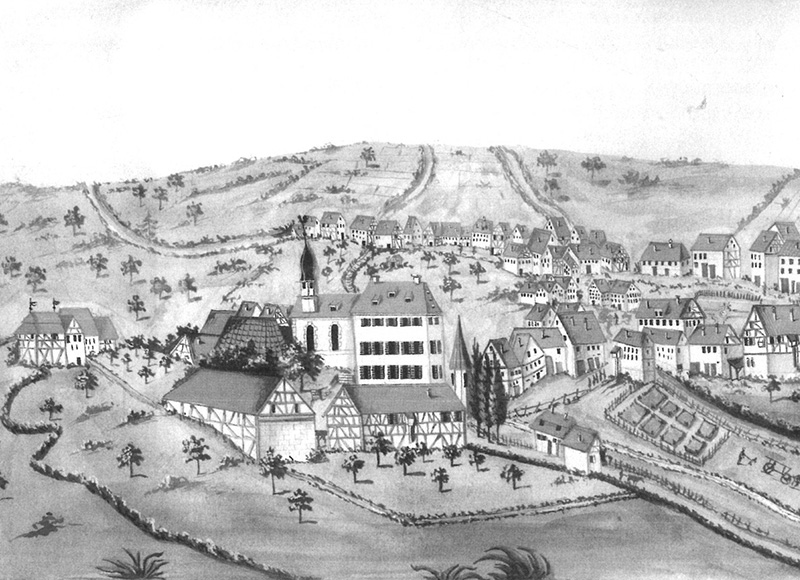 Rexingen um 1810