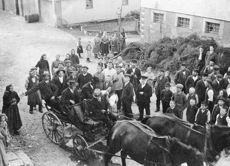Verabschiedung der Wehrpflichtigen, um 1914