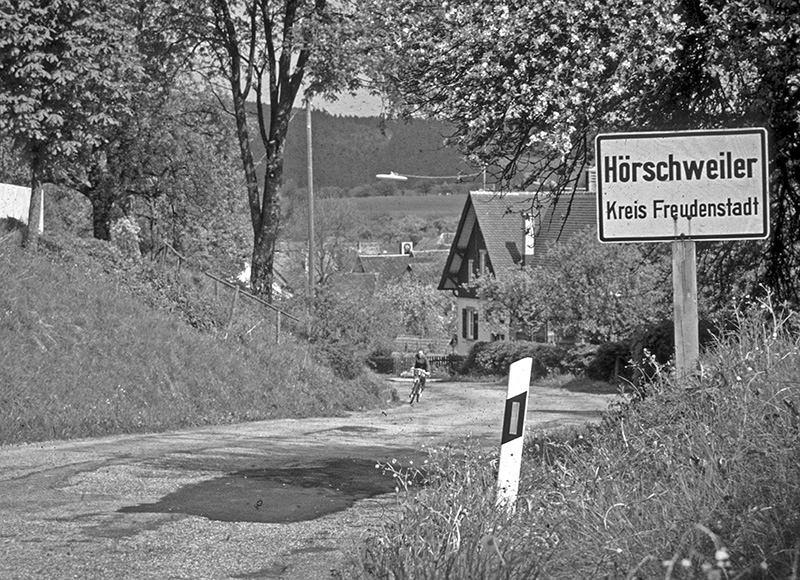Am Ortseingang, 1960er Jahre