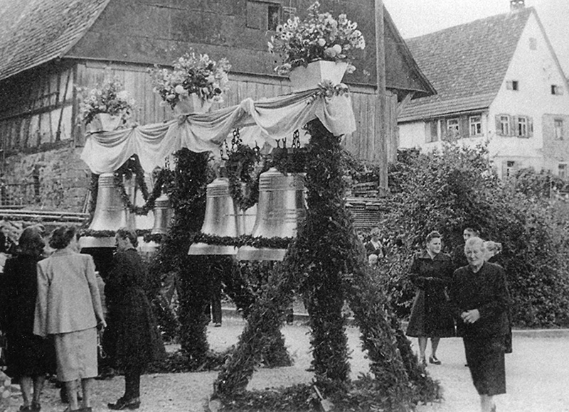 Neue Kirchenglocken werden angeliefert, 1950er Jahre